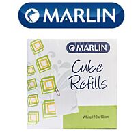Marlin Cube Refills White Paper 10x10cm in shrink-wrap, Retail Packaging, No Warranty