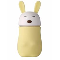 Casey Lovely Rabbit Shaped Multifunctional Portable 180ml USB Humidifier Air Purifier Mist Maker with LED light For Home Office and Car-Yellow Retail Box No warranty