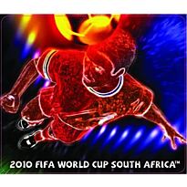 Esquire Official FIFA 2010 Licensed Product-PLAYER and FIRE Mouse Pad-Purchase as a m??moire of the 2010 Soccer World Cup in South Africa! , Retail Box , No warranty