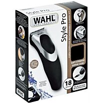 Wahl Style Pro Corded And Cordless Rechargeable 18 Piece Hair Clipper Set- Up to 60 Minutes Cord-Free Cutting Ability, Corded Power Alternative If The Battery Runs Flat, Lightweight & Easy To Use, Retail Box 1 Year Warranty