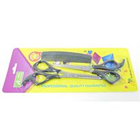 CaseyMens Hairdresser Scissors kit - 1 x scissor, 1 x thinning scissor, 1 x comb Retail Box Out of box Failure warranty