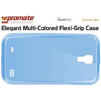 Promate Akton-S4 Elegant Multi-Colored Flexi-Grip Case for Samsung Galaxy S4-Blue Retail Box 1 Year Warranty