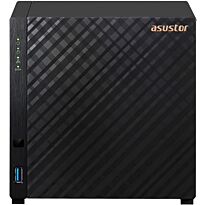 Asustor Drivestor 4 AS1104T - 4 Bay NAS, 1.4GHz Quad Core, Single 2.5GbE Port, 1GB RAM DDR4, Network Attached Storage, Personal Private Cloud, Retail Box, 1 year warranty