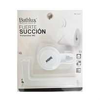 Bathlux Lever Toilet Roll Holder With Suction Cup Retail Box No Warranty