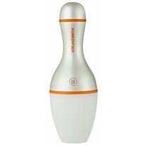 Casey Bowling Bottle Shaped Multifunctional Portable 150ml USB Humidifier Air Purifier Mist Maker with LED light For Home Office and Car-White and Orange Retail Box No warranty