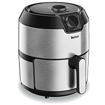 Tefal Easy Airfryer Classic Plus Black and Stainless Steel Free Standing Hot Air Fryer 4.2 litre Capacity and 1.2Kg Frying Capacity