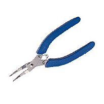 Goldtool 5 inch (12.7cm) Bent Nose Stainless Pliers , Retail Box, 1 year warranty 