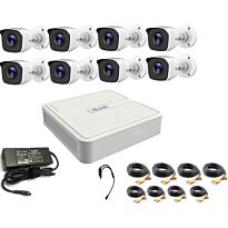 HiLook 16 Channel DVR with 16x 1080p HD Bullet Cameras DIY Combo Kit
