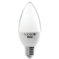 Luceco E14 Candle 3W - LC14W3W20/2-LE - Warm White - 2 Pack LED - 200 Lumens - 25000hrs