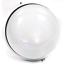 Noble Pays Round Bulkhead Light Fitting Large White- 240mm Diameter