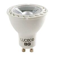 Luceco GU10 5W - Warm White - Dimmable LED (Eco) - 370 Lumens - 25000hrs, 85% energy saving versus halogen, 10 times lifetime versus halogen, Will retrofit any current GU10 Halogen lamp, Using the latest LED technology, Retail Box, 1 year warranty