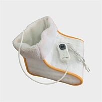 Pure Pleasure Electric Foot Warmer- Soft Synthetic Wool Liner And Fleece Cover Material