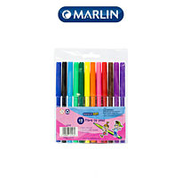 Marlin Kids Fibre Tip Koki pens (Pack of 12), Retail Packaging, No Warranty
