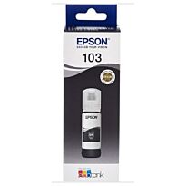 Epson 103 Ecotank Black Ink Bottle 65ml - Compatible Printers Epson EcoTank L3150, EcoTank L3111, EcoTank L3110, EcoTank L1110, Retail Box , No Warranty 