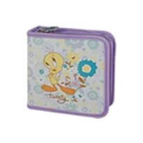 Tweety 40 CD Wallet Colour::PURPLE, Retail Box , No warranty