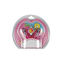 Tweety Earphone Colour: Pink/Silver , Retail Box , No warranty