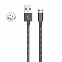 Whizzy Reversible Micro USB Charge And Data Sync Cable- Plug The Cable Into A Micro USB Port In Any Way, 1.0 Metre Cable Length