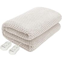 Pure Pleasure Queen Fullfit Coral Fleece Electric Blanket - 152cm x 188cm Retail Box 1 year warranty