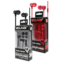 Bounce beat series Earphones Red