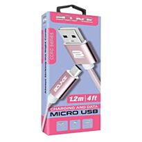 Bounce Cord Series Micro USB Cable - 1.2m Rose Gold