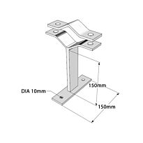 T-Stand off Bracket 150mm