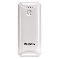 Adata P5000 White Power Bank with flashlight