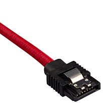 Corsair Premium Sleeved SATA 6Gbps 60cm Cable ? Red