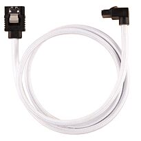 Corsair Premium Sleeved SATA 6Gbps 60cm 90? Connector Cable ? White