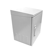 12U 450mm Deep Outdoor Cabinet with 2 fans