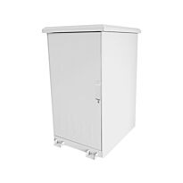 18U 600mm Deep Outdoor Cabinet with 2 fans