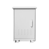 18U 600mm Deep Outdoor Cabinet with 2 fans