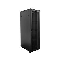 Linkbasic 42U 1M Deep Cabinet 4 Fans 3 Shelves & Perforated Steel Doors