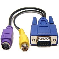 VGA to 1X RCA Yellow 1X Svideo