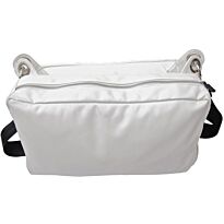 VAX vax-7002 Ramblas messenger saddlebag - White Soft PU - up-to 20 inch nb