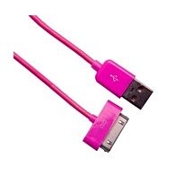 Ipad/Iphone/Ipad Sync + Charge Cable Pink