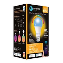 Smart Wi-Fi 10W LED Bulb RGB+W Bayonet