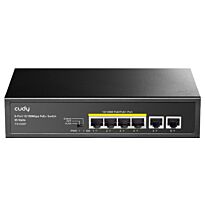 Cudy 6 Port Fast Ethernet 4 PoE 60W Switch | FS1006P