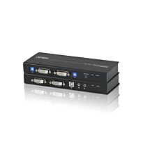 Aten USB DVI Dual View KVM Extender / Cat 5 KVM Extender/W/(US/EU/UK/OUT) ADP ATEN