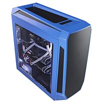 Bitfenix AEG-300-BKWL1 AEgis - Blue + Windowed + Icon Display