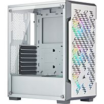 Corsair iCUE 220T RGB Airflow Tempered Glass Mid-Tower Smart Case ? White