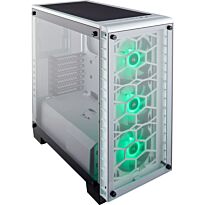 Corsair Crystal Series 460X RGB Compact ATX Mid-Tower Case ? White