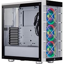 Corsair iCUE 465X RGB Mid-Tower ATX Smart Case ? White