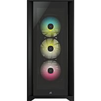Corsair iCUE 5000X RGB Tempered Glass Mid-Tower ATX PC Smart Case ? Black