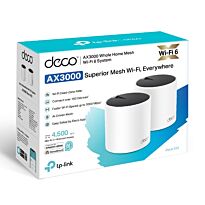 TP-Link Deco X55(2-Pack) Whole Home Mesh Wi-Fi 6 System