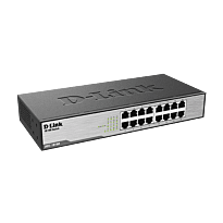 D-LINK 16 PORT 10/100 UNMANAGED SWITCH