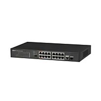 Dahua 16 X 10/100mbps POE RJ45 1 X Gigabit Combo (RJ45/SFP)