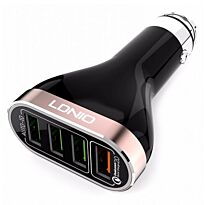 LDNIO USB Car Charger 4P 6.6A QC