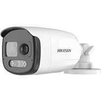 Hikvision 2MP ColorVU PIR siren audio fixed analogue Bullet Camera with 2.8