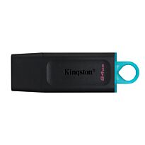 Kingston 64GB USB 3.2 Datatraveler Exodia Black and Teal