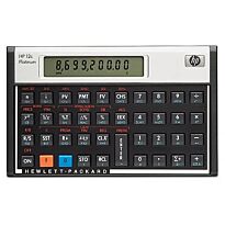 HP 12C Platinum - (Algebraic or RPN) Financial Calculator